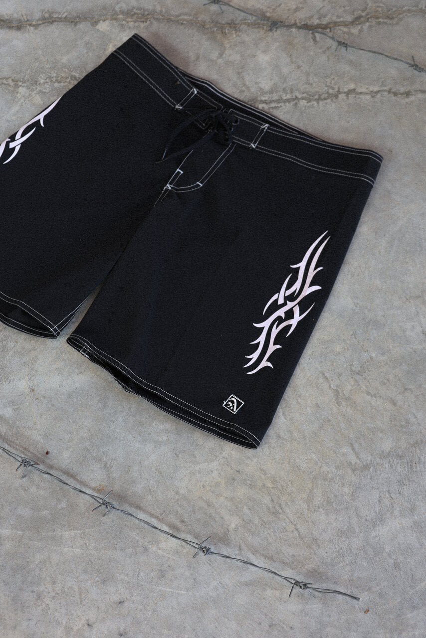 Black Tribal Boardshorts
