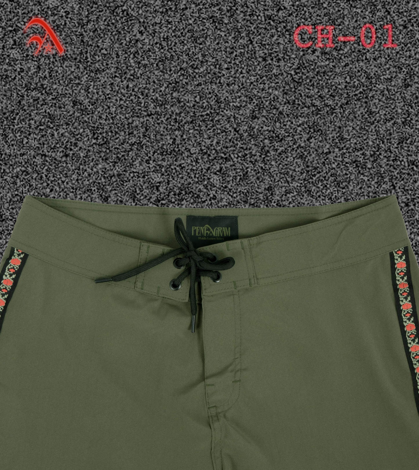 Green Flowerz Boardshorts