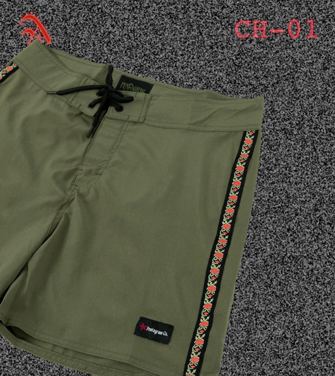 Green Flowerz Boardshorts