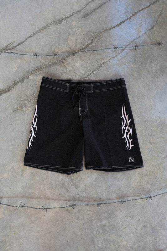 Black Tribal Boardshorts