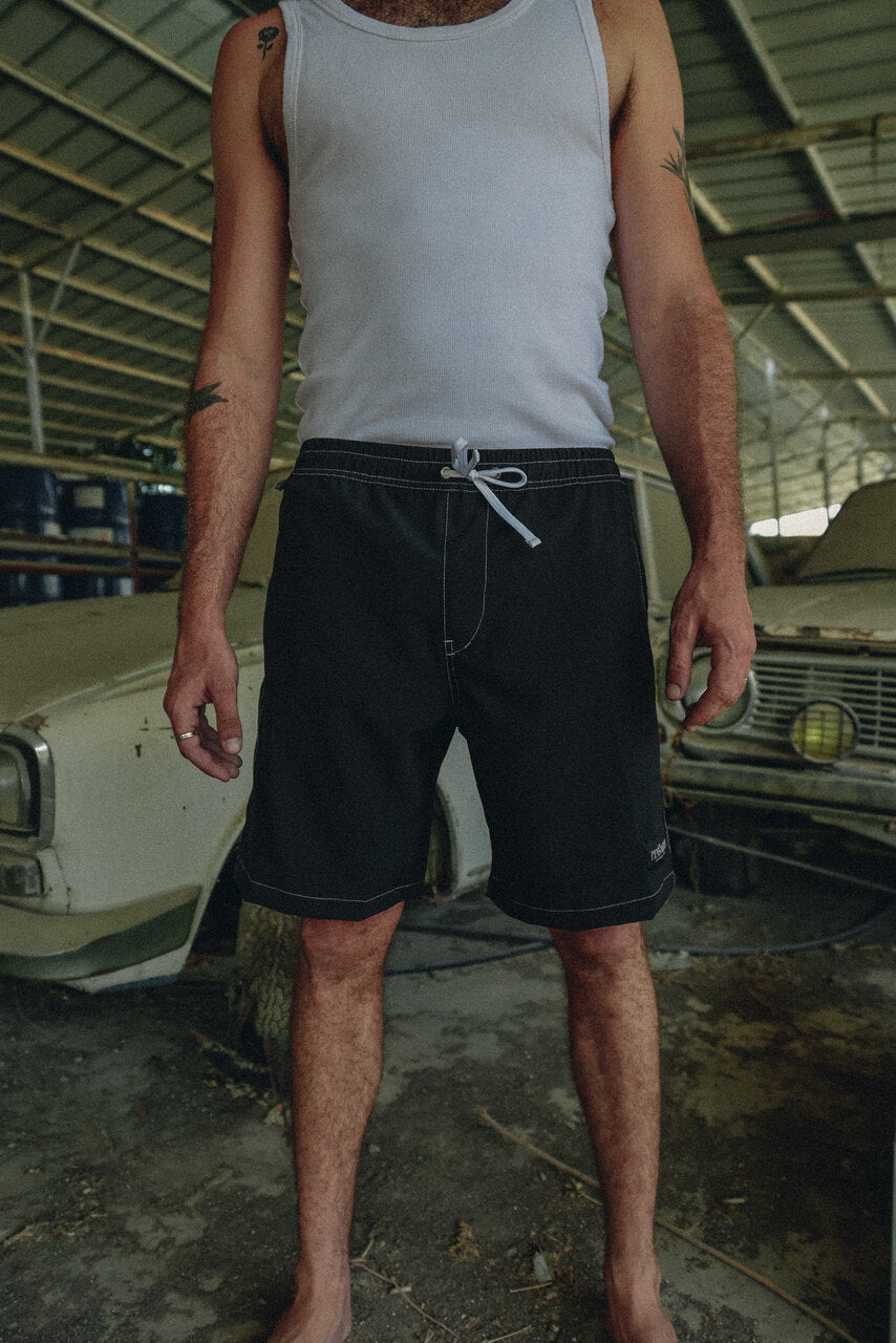 Classic Black Walkshorts