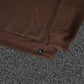 Heavy Discharge Brown Sweatshirt